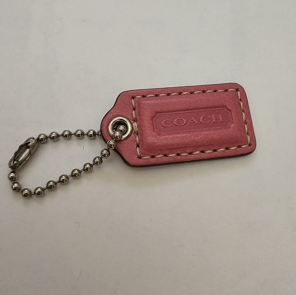 Coach Hang tag Pink Leather EUC - Picture 4 of 8